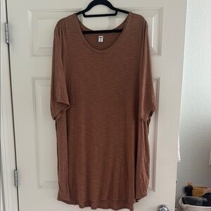 Old Navy 4x Casual Brown Tunic Top